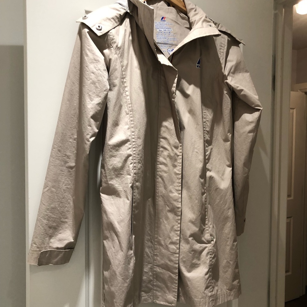 K-Way rain coat / trench coat  xs